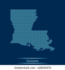 map of Louisiana