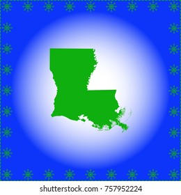 Map of Louisiana 