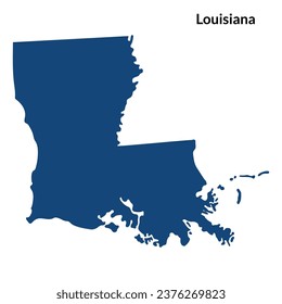 Map of Louisiana. Louisiana map. USA map