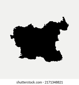 Map of Lovech - Bulgaria region graphic element Illustration template design
