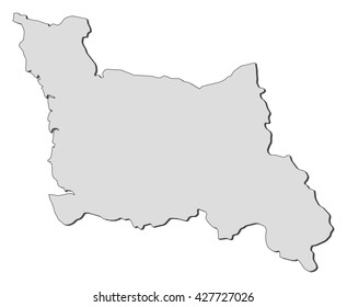 Map - Lower Normandy (France)
