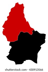 Map - Luxembourg, Diekirch