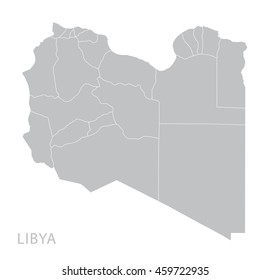 Map of Lybia