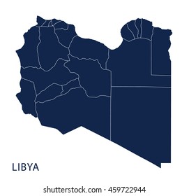 Map Of Lybia