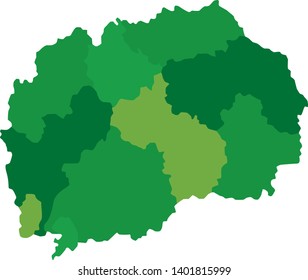 the map of macedonia state