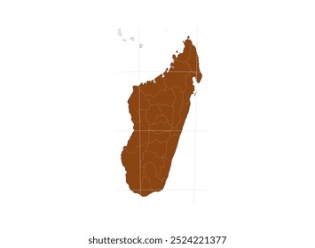 Mapa de Madagascar en África Oriental: Explore esta nación insular africana con países vecinos