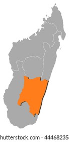 Map - Madagascar, Fianarantsoa