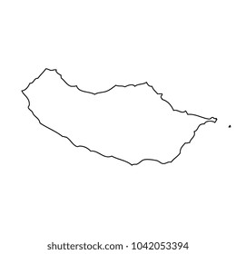 Map Madeira island