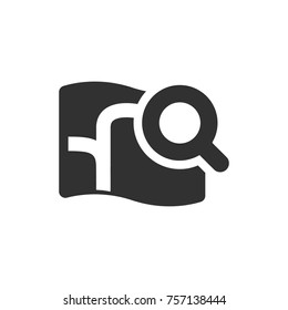 map and magnifier