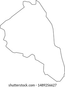 map of Magoffin county in the state of kentucky
