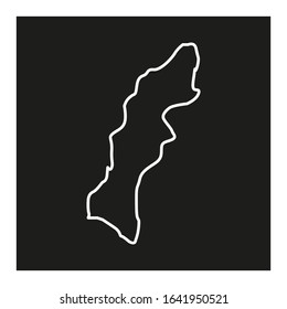 Map of Mahakali region in Nepal