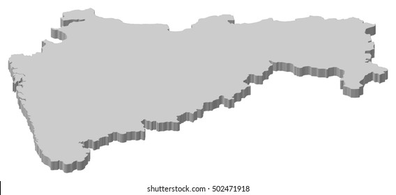 maharashtra map images stock photos vectors shutterstock https www shutterstock com image vector map maharashtra india 3dillustration 502471918