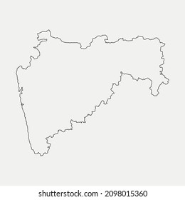 729 Maharashtra outline Images, Stock Photos & Vectors | Shutterstock