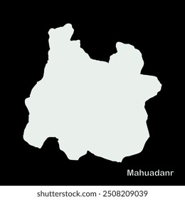 Map of Mahuadanr Block, Latehar District, Jharkhand state, Republic of India, Government of Jharkhand, Indian territory, Eastern India, politics, village, tourism
