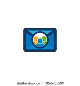 Map Mail Logo Icon Design