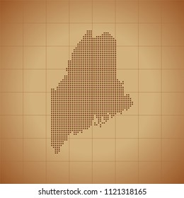 map of Maine