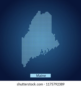 map of Maine