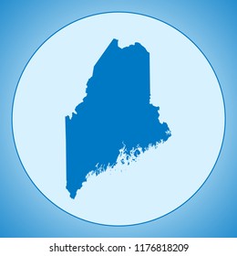 map of Maine