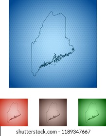 map of Maine