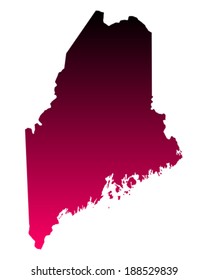 Map of Maine