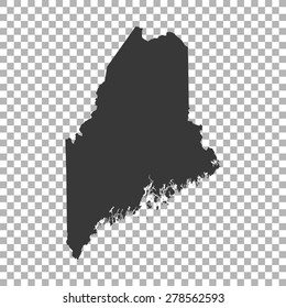 map of Maine