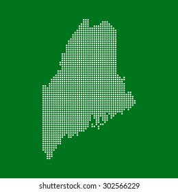 map of Maine