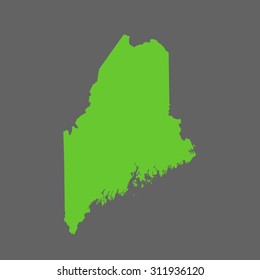 map of Maine