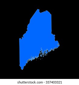 map of Maine