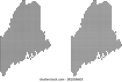 map of Maine