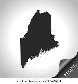 map of Maine
