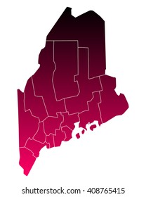 Map of Maine
