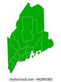 Map of Maine