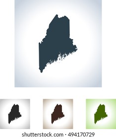 map of Maine
