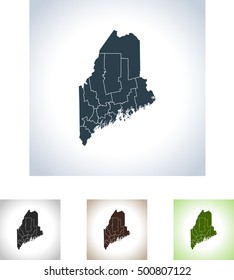 map of Maine