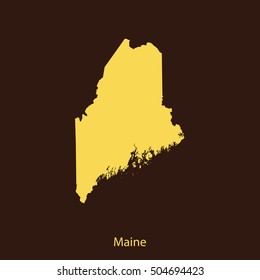 map of Maine