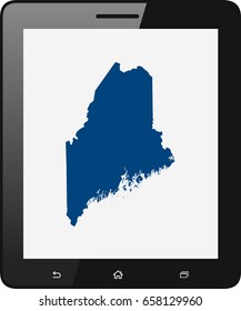 map of Maine