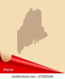 map of Maine