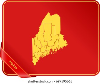 map of Maine