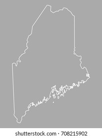 Map of Maine