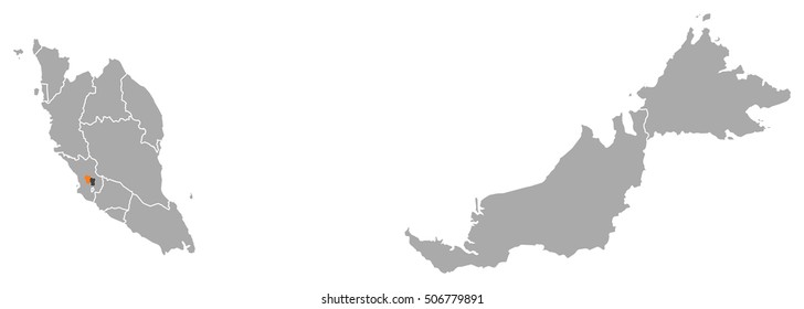 Map - Malaysia, Kuala Lumpur