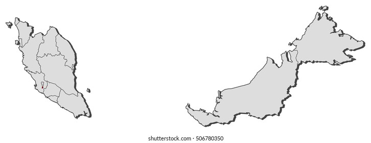 Map - Malaysia, Putrajaya