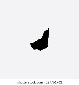 Map of Maldonado Vector Illustration