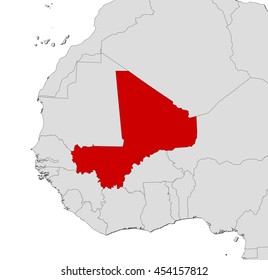 Map - Mali