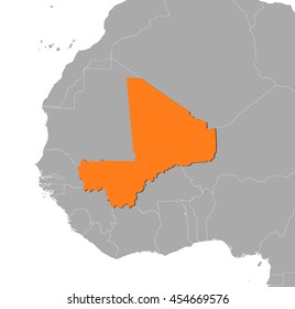 Map - Mali