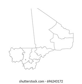 map of Mali