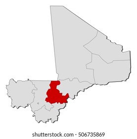 Map - Mali, Segou