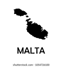 Map of Malta