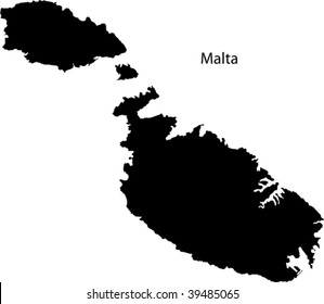 Map of Malta