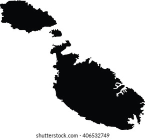 Map of Malta
