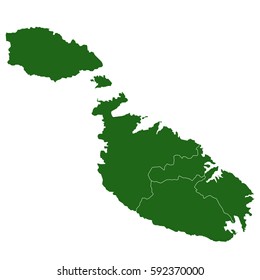 Map of Malta